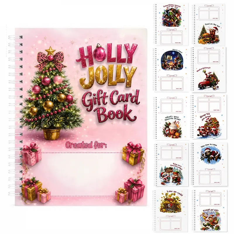 🎄📖 12-Page Gift Card Album-Turn Gift Cards Into a Christmas Surprise Experience