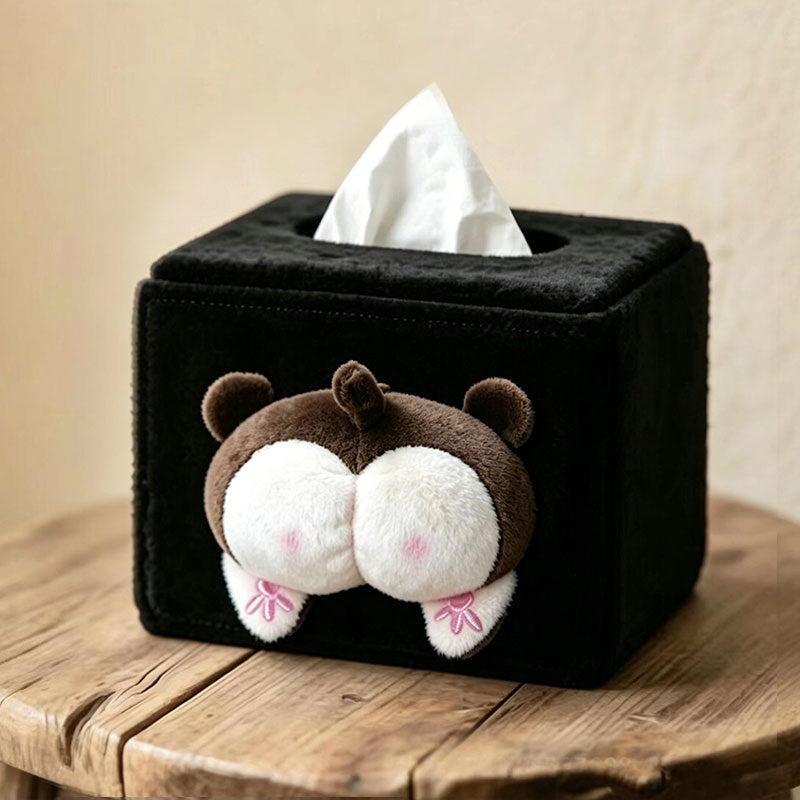 🐱Bring some cheeky fun to your home--Cat Butt Tissue Box
