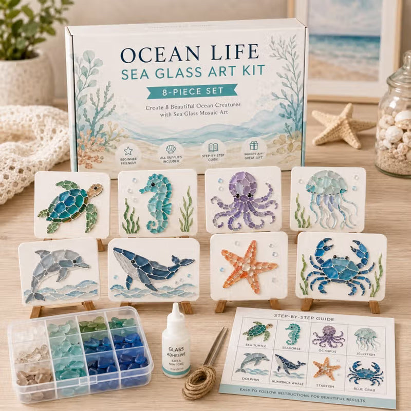 πβ¨ Ocean-Themed Art DIY Kit β Create Stunning Mosaic Masterpiece