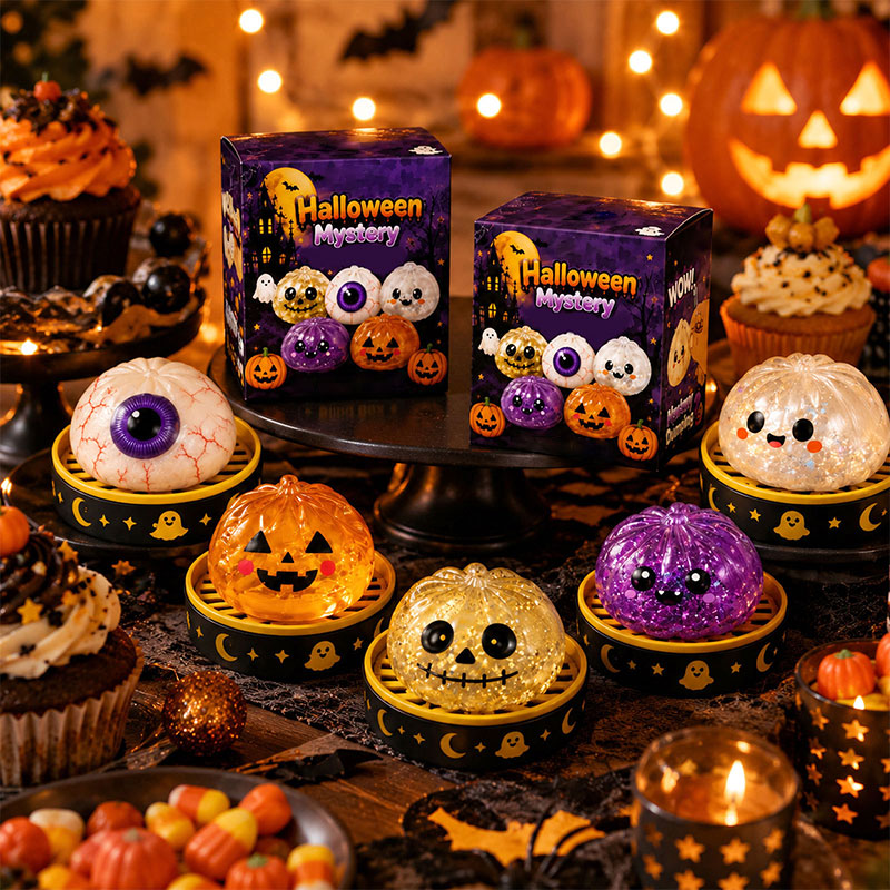 ๐ Halloween Dumpling Squeeze Squishy Toy