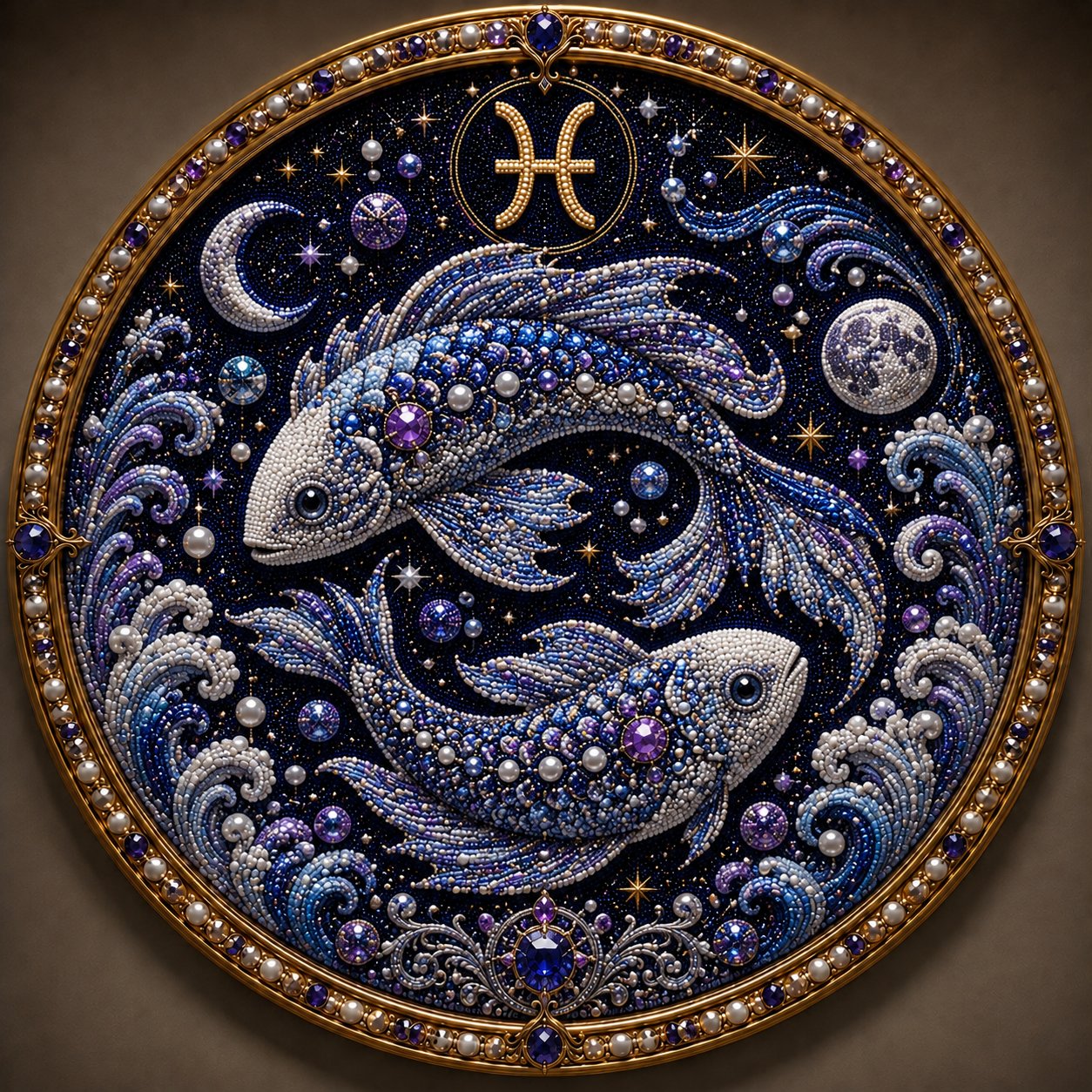 ♈✨Personalized 12 Zodiac Pearl Art Kit – Relax & Create! 🌌