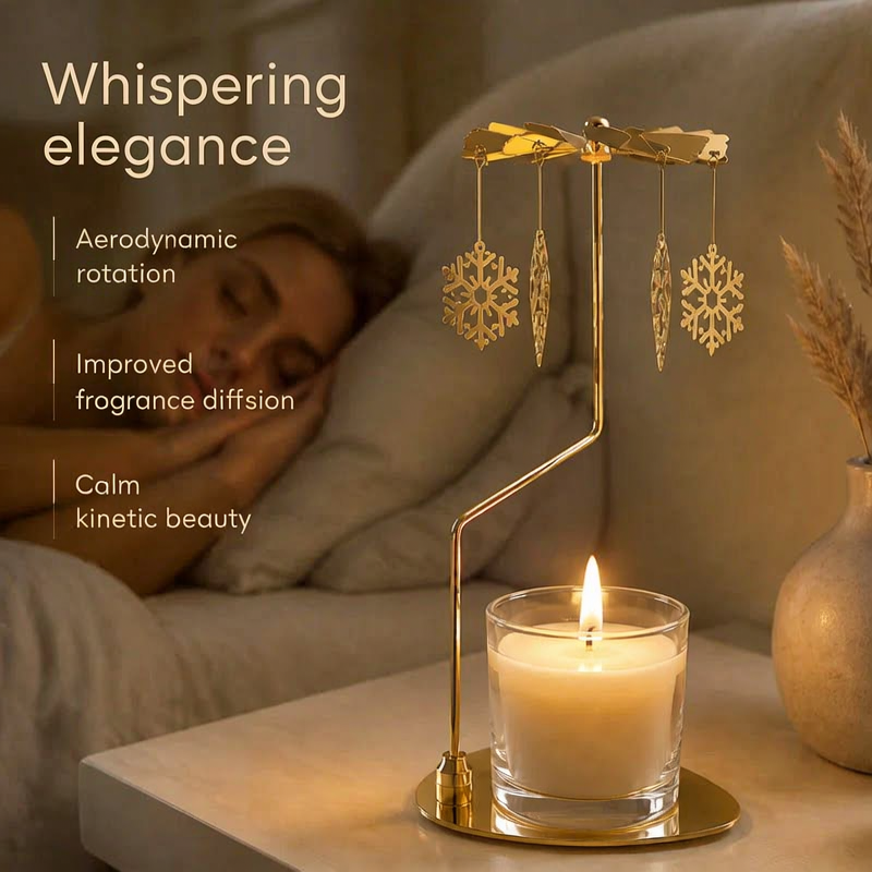 🕯️ Spinning Candle Holder — Watch Charms Dance in the Warm Glow of Your Candle! ✨🕯️