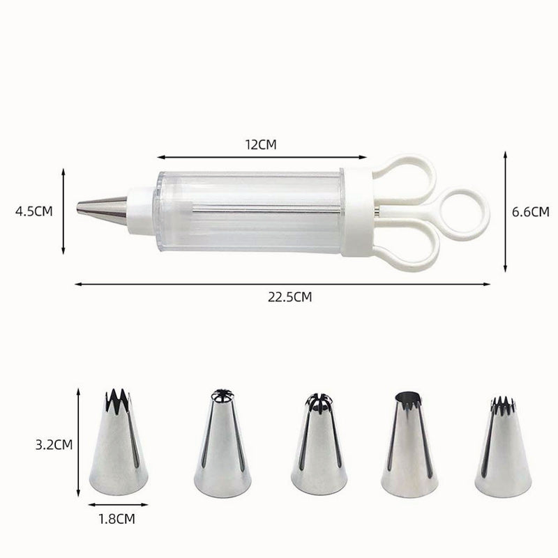 🍰🎂 Cream Piping Gun — add neat swirls and beautiful details to your bakes with ease