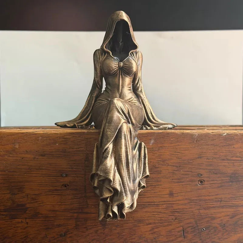 🖤Lady Reaper - Ethereal Hooded Figure Sculpture