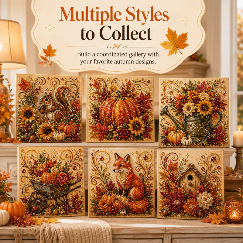 ππ Autumn Pearl Painting Kit β Relaxing DIY Craft to Create Sparkling Fall Artwork ποΈ