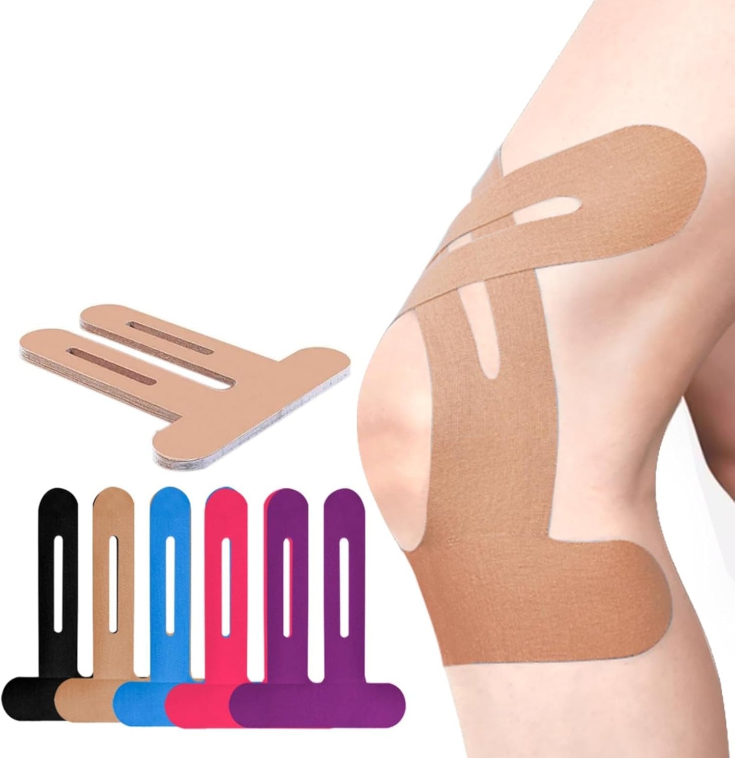 ✨🏃♂️Ready-to-Wear Support for Your Active Lifestyle--Precut Kinesiology Tape For Knees