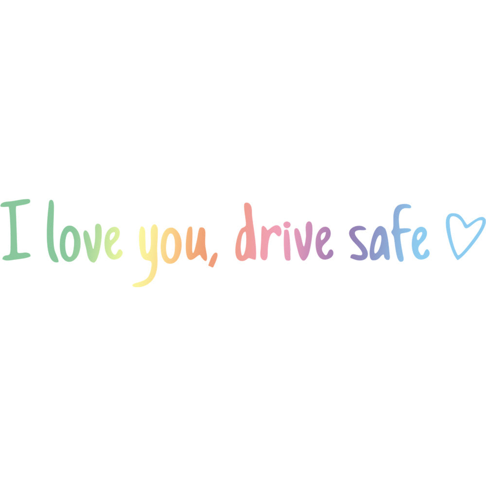 💖“I Love You Drive Safe“ mirror stickers