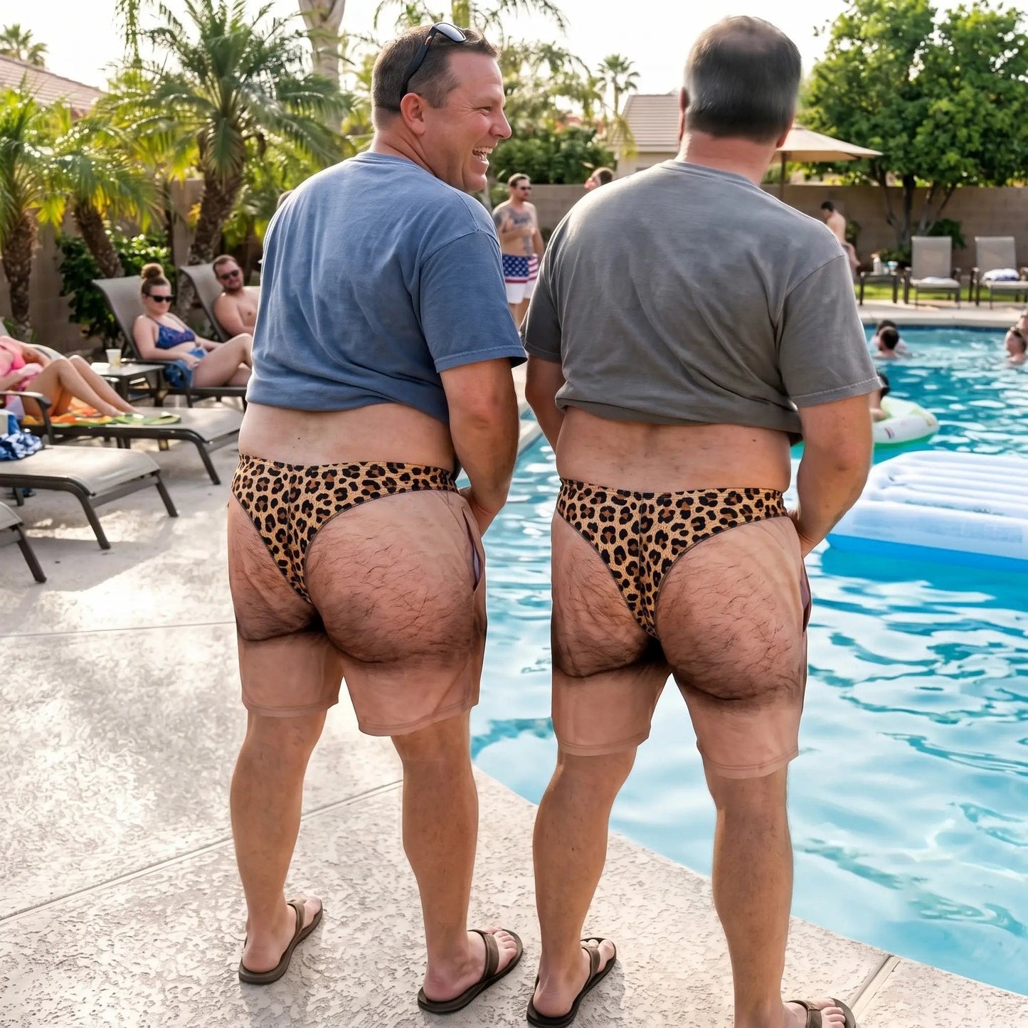 😆🩲"Cheeky Commando" Prank Swim Trunks – The Ultimate Ice-Breaker for Beach & Parties! ✨