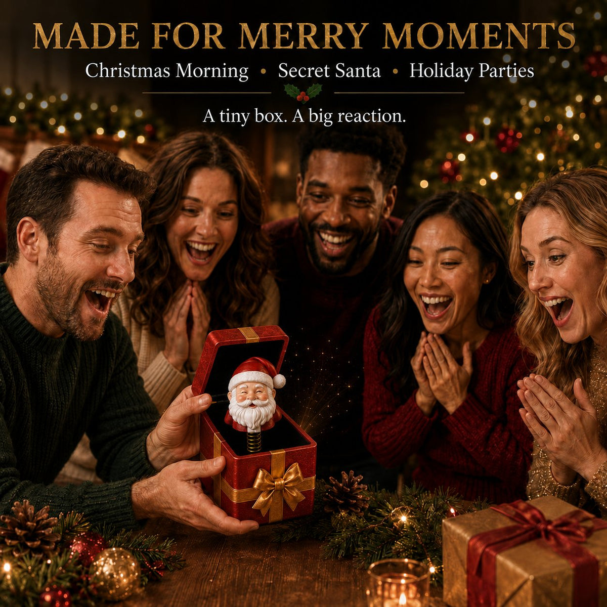 🎁🎄 Christmas Magic Pop-Up Gift Box — lift the lid, and Christmas jumps out
