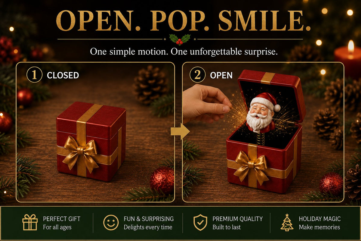 🎁🎄 Christmas Magic Pop-Up Gift Box — lift the lid, and Christmas jumps out