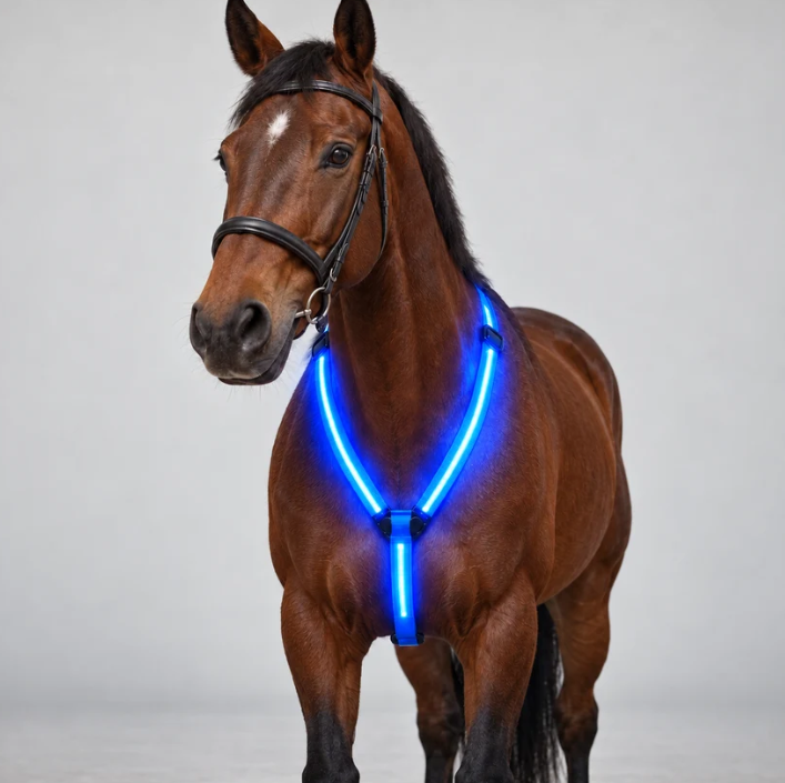 🐎 Light-Up Horse Riding Set – Stand Out and Stay Visible on Evening Rides