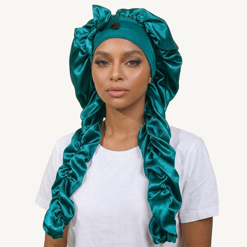 ✨Silk Sleeping Cap | ❤️Say goodbye to tangled hair and enjoy a long-lasting, luxurious sleep!