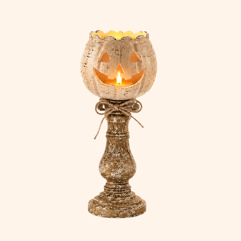 🎃🕯️Cute Halloween Pumpkin Candle Holder – Cozy Autumn Glow & Festive Charm! ✨