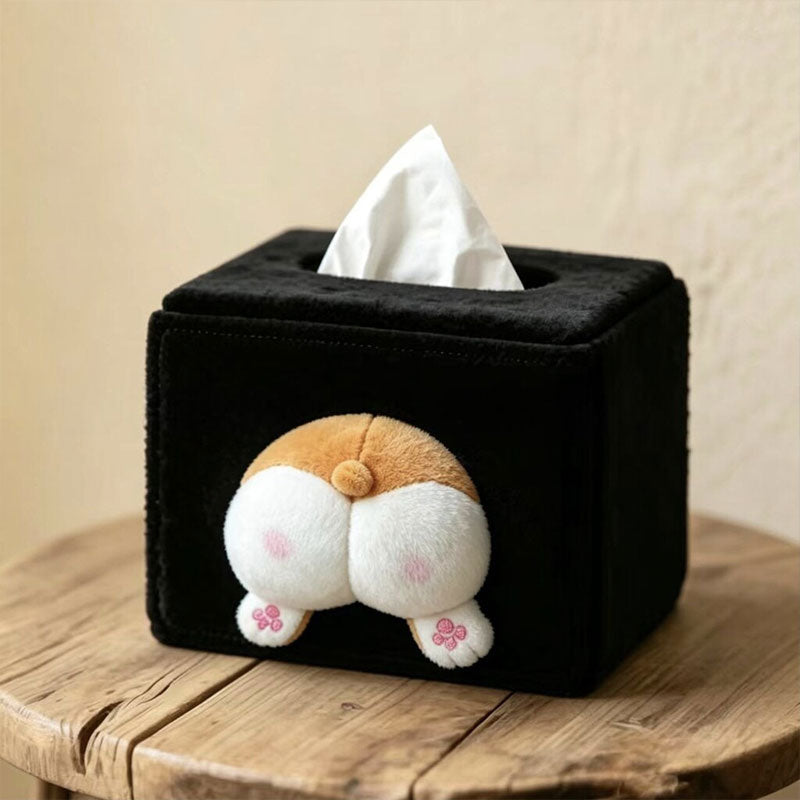 🐱Bring some cheeky fun to your home--Cat Butt Tissue Box