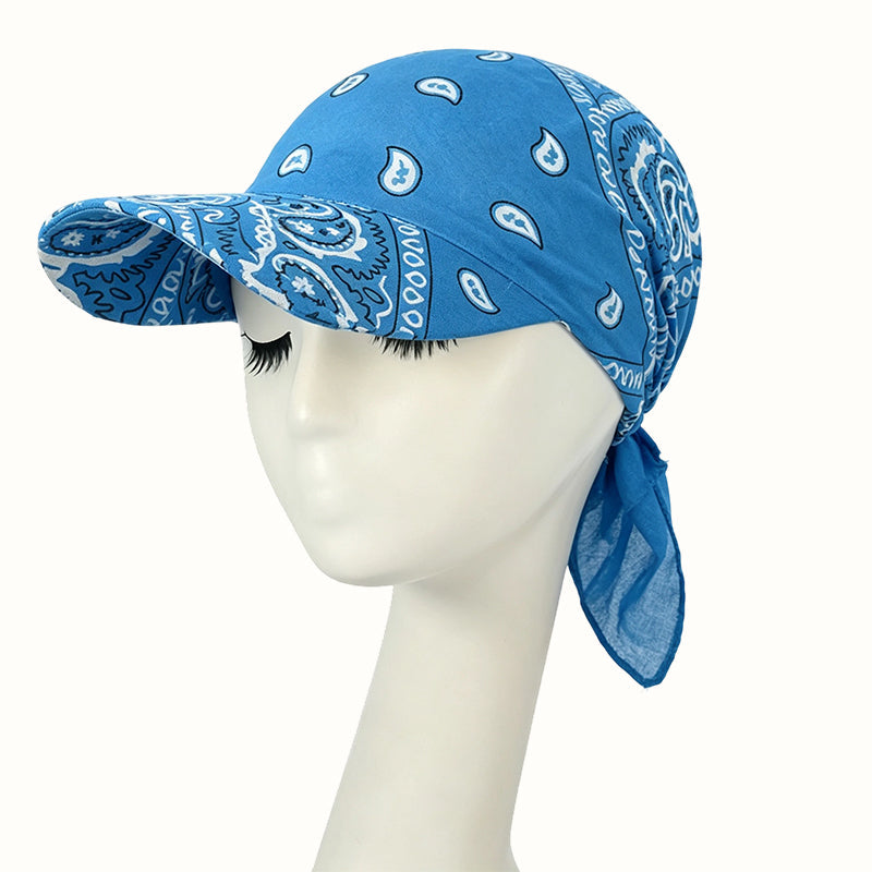 ☀️🧢 The 2-in-One Paisley Cap: High-Fashion Aesthetic Meets Total Sun Shield!