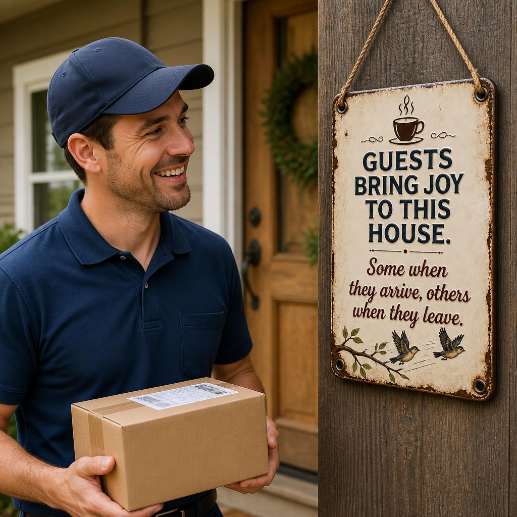 Cozy Welcome Metal Sign for Porch & Garden - Weatherproof Vintage Wall Decor for Front Door, Outdoor Gate & Yard Fence