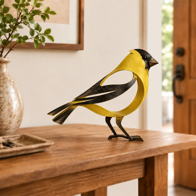 🕊️✨ Metal Bird Sculpture--a flowing silhouette that lifts any corner