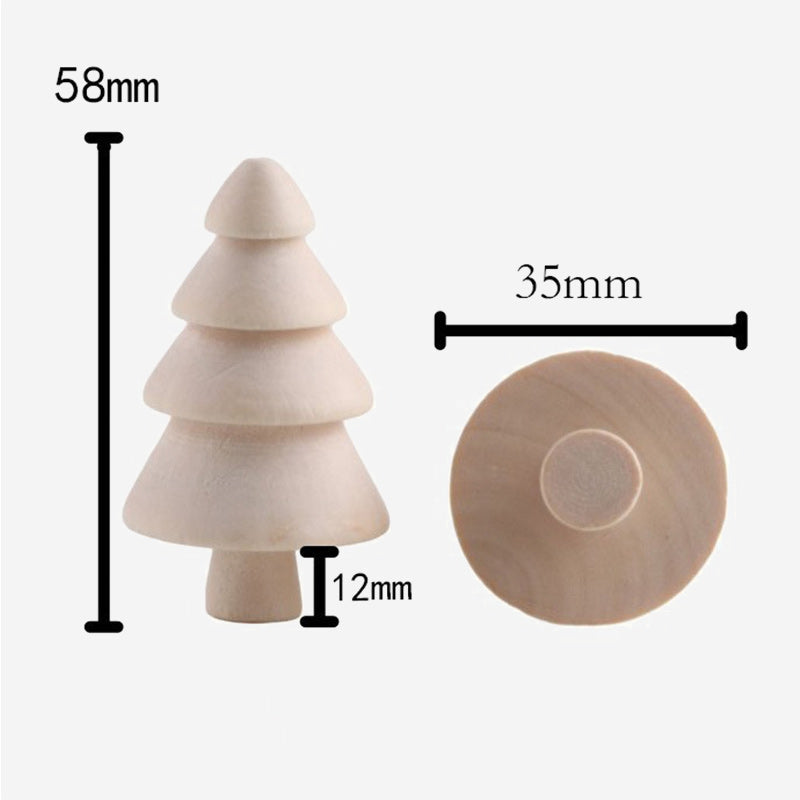 🎄🎨 DIY Wooden Christmas Tree Set — Color Your Christmas Your Way
