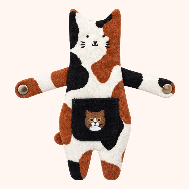 🧸🐱 Cute Bear & Cat Zipper Bag Charm--a playful way to keep small essentials organised