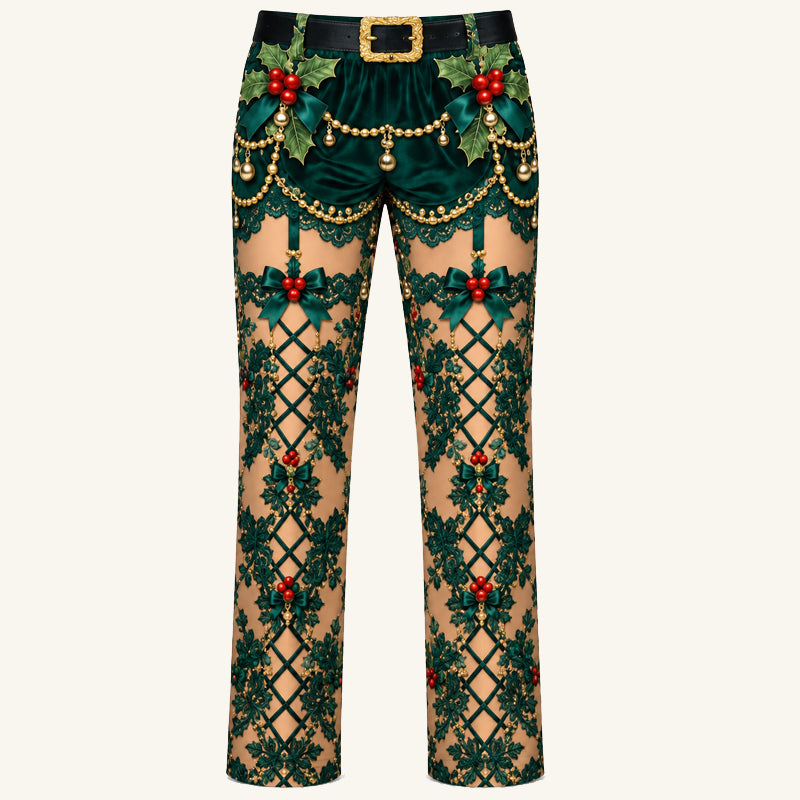 🎄 Funny Christmas Illusion Pants – A Walk-Around Holiday Joke That Steals the Spotlight