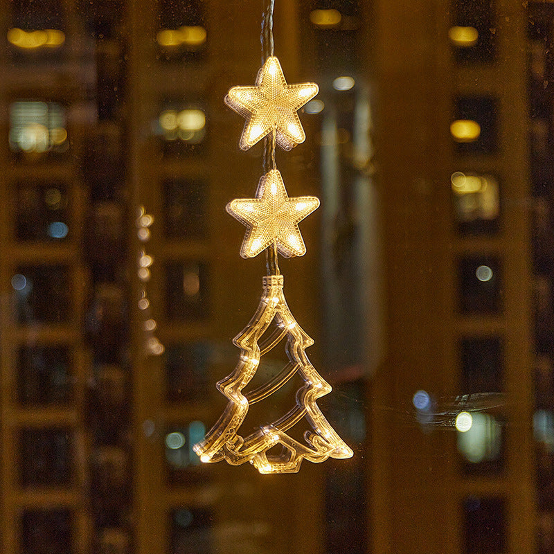 ✨❄️Christmas LED Suction Cup Window Lights – Cordless & Damage-Free Holiday Glow