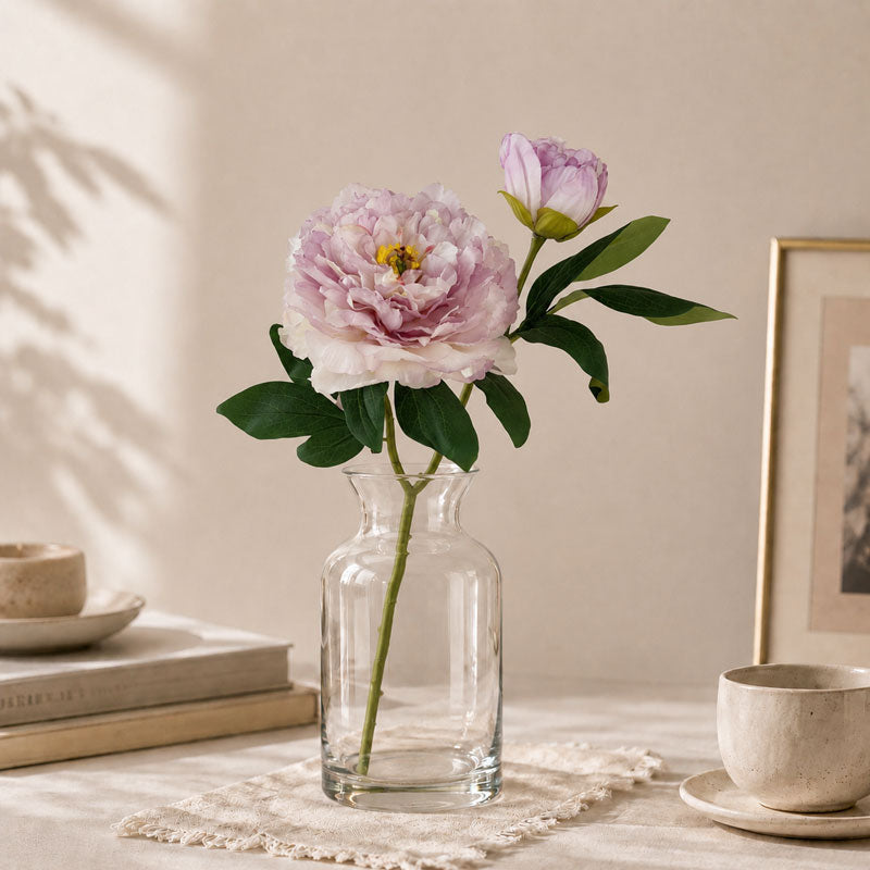 🌸 Artificial Peony Flowers Foil Edges - High-Quality Home Decor