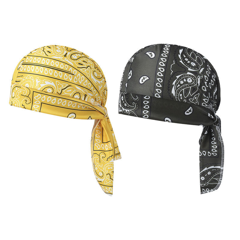 1+1 FREE OFFER! 🎁 Own the road, forget the sweat. 🚴‍♂️💨 Stretch pirate hat for outdoor sports