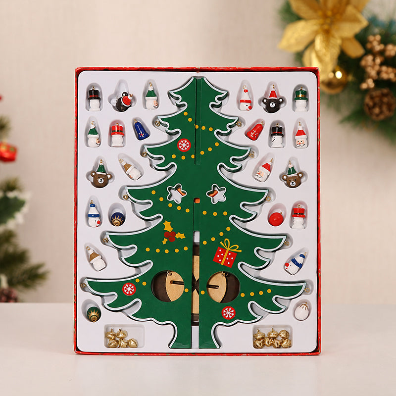 🎄 DIY Wooden Christmas Decorations--24 Daily Mini Surprise Boxes