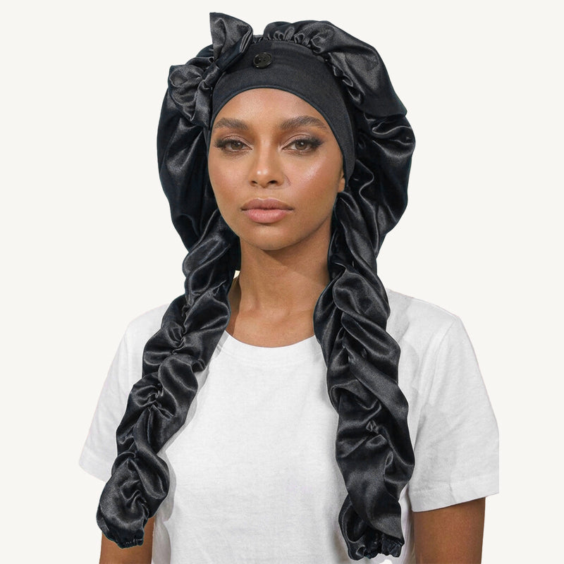 ✨Silk Sleeping Cap | ❤️Say goodbye to tangled hair and enjoy a long-lasting, luxurious sleep!