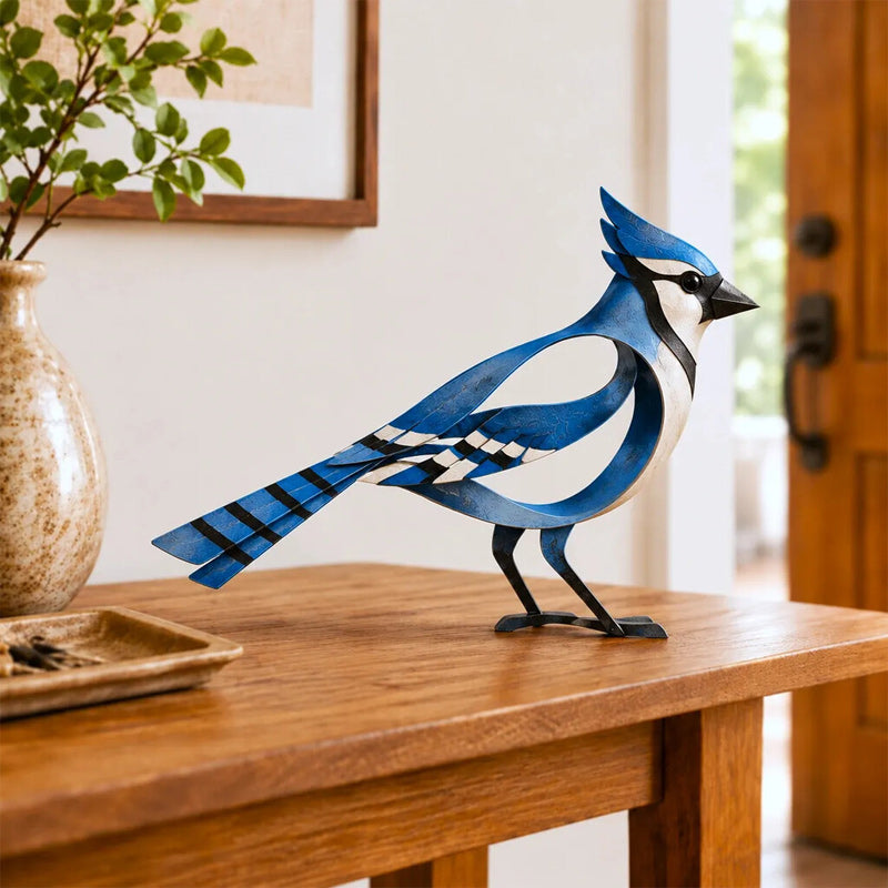 🕊️✨ Metal Bird Sculpture--a flowing silhouette that lifts any corner