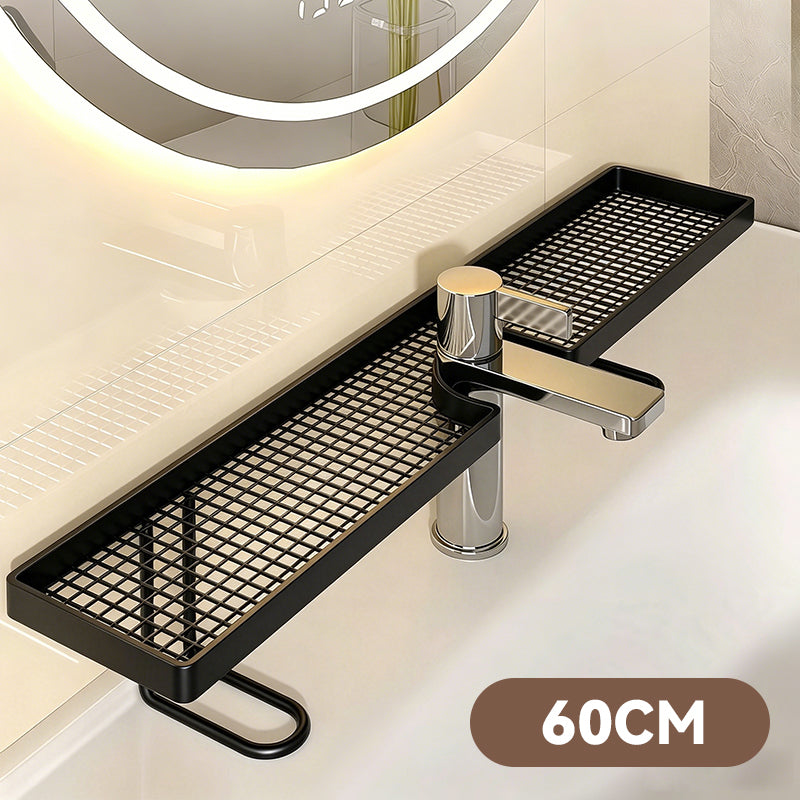 🚿Order and elegance on your sink✨Multifunctional metal container for the bathroom