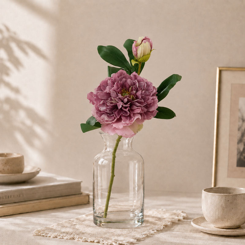 🌸 Artificial Peony Flowers Foil Edges - High-Quality Home Decor