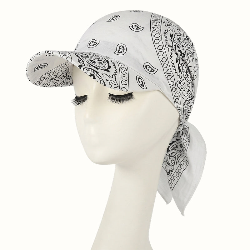 ☀️🧢 The 2-in-One Paisley Cap: High-Fashion Aesthetic Meets Total Sun Shield!