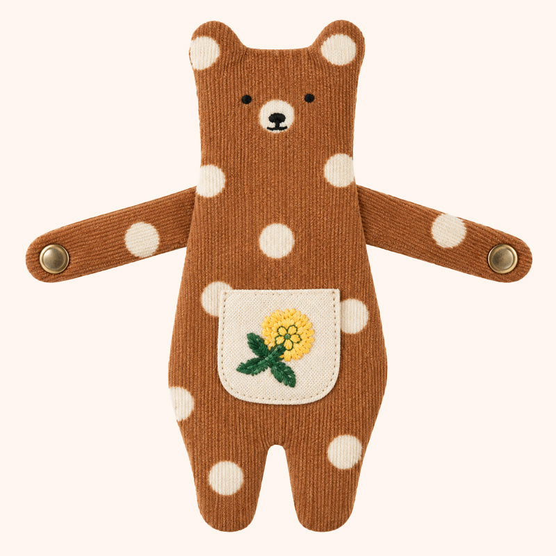 🧸🐱 Cute Bear & Cat Zipper Bag Charm--a playful way to keep small essentials organised