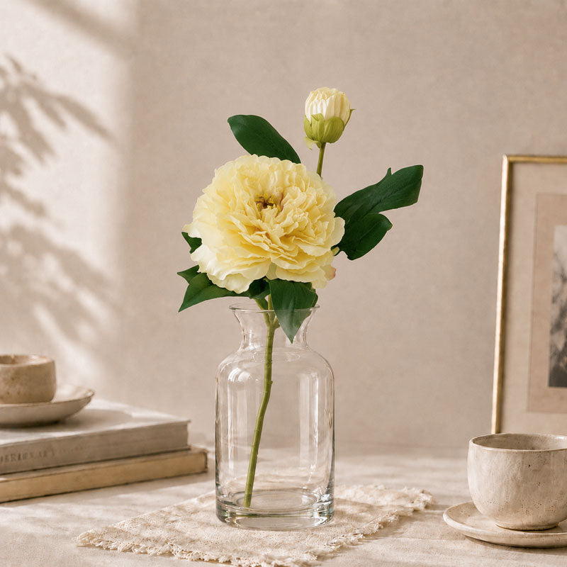 🌸 Artificial Peony Flowers Foil Edges - High-Quality Home Decor