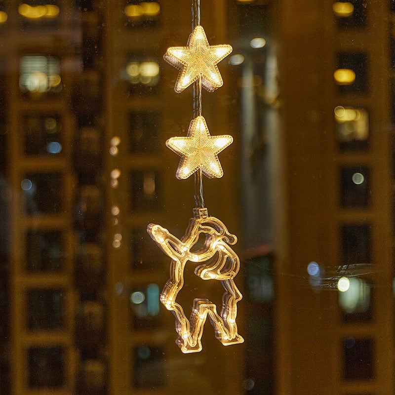 ✨❄️Christmas LED Suction Cup Window Lights – Cordless & Damage-Free Holiday Glow