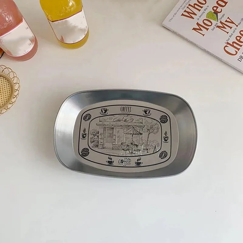 🍽️ Retro-style dinner plat--Upgrade your dinner parties with timeless elegance ✨