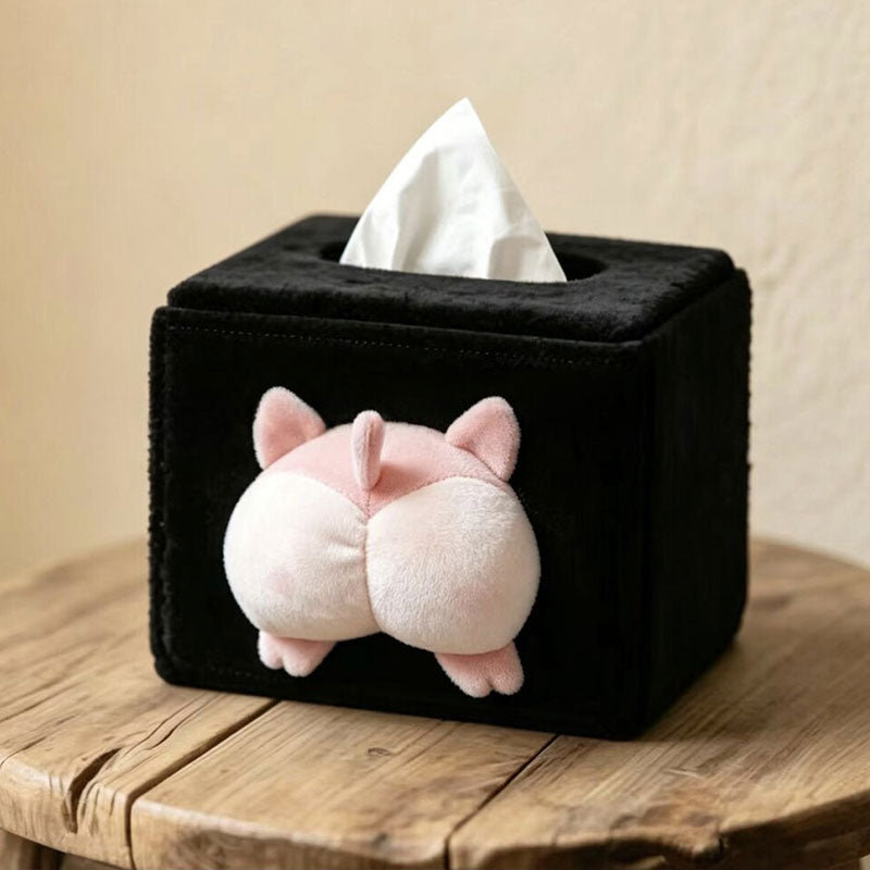 🐱Bring some cheeky fun to your home--Cat Butt Tissue Box