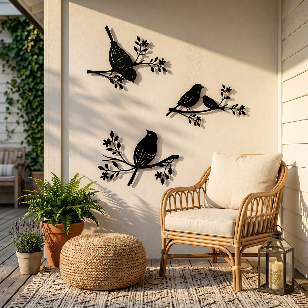 ✨ Metal Bird Wall Decor Set of 3--nature-inspired accents for indoor and outdoor walls
