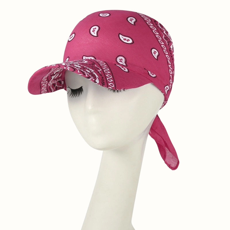 ☀️🧢 The 2-in-One Paisley Cap: High-Fashion Aesthetic Meets Total Sun Shield!