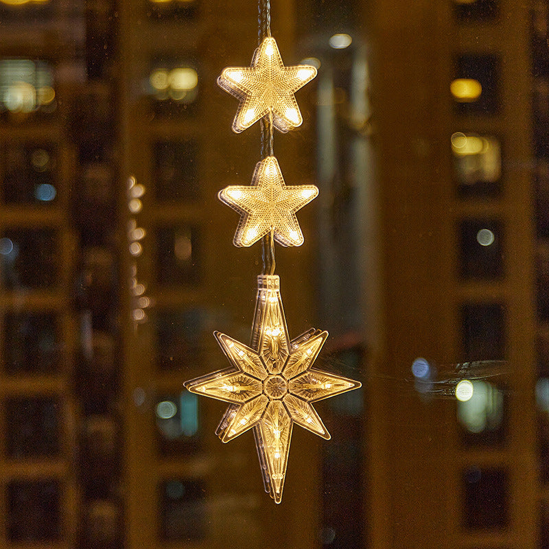 ✨❄️Christmas LED Suction Cup Window Lights – Cordless & Damage-Free Holiday Glow