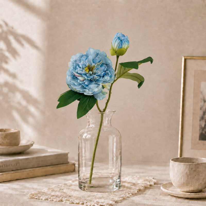 🌸 Artificial Peony Flowers Foil Edges - High-Quality Home Decor