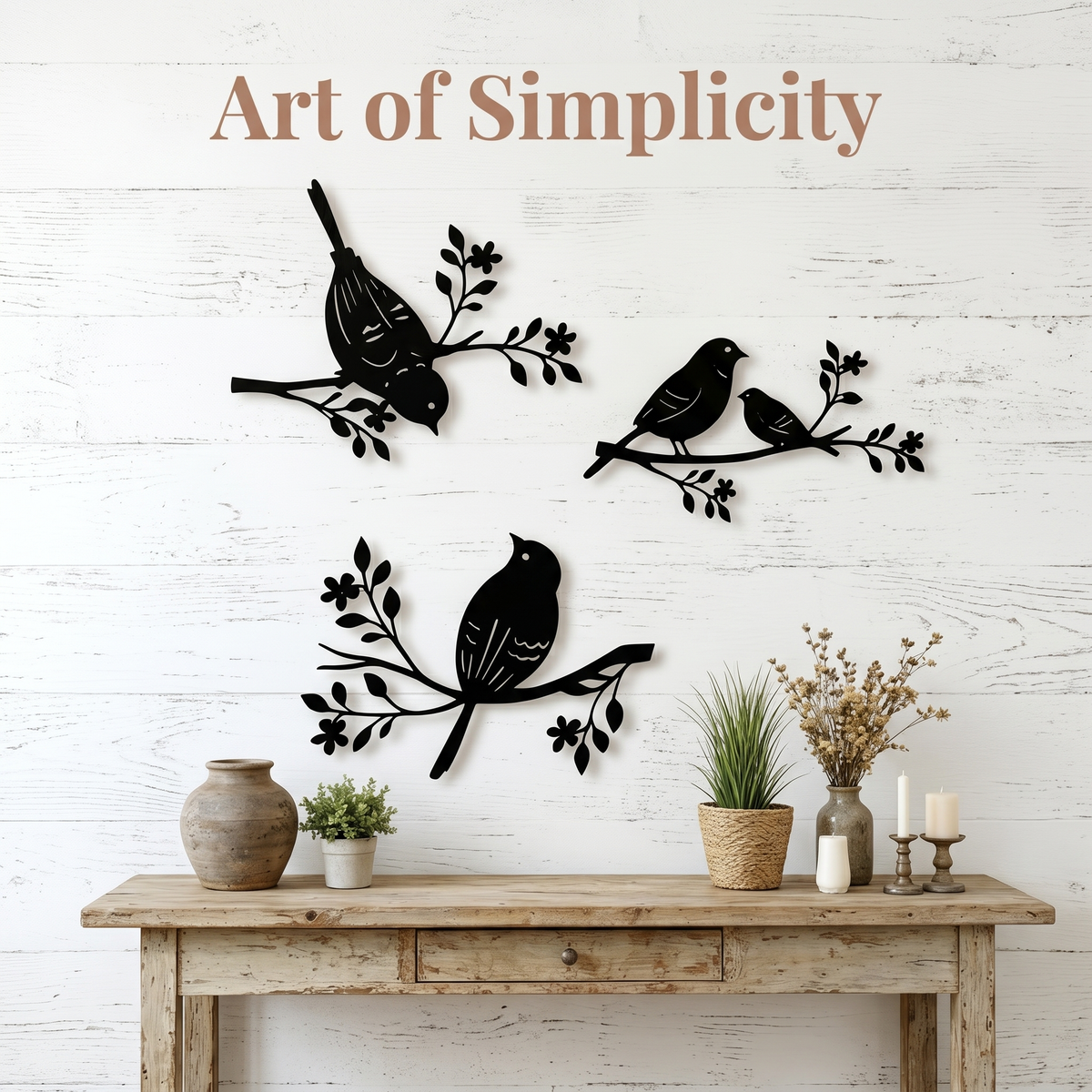 ✨ Metal Bird Wall Decor Set of 3--nature-inspired accents for indoor and outdoor walls