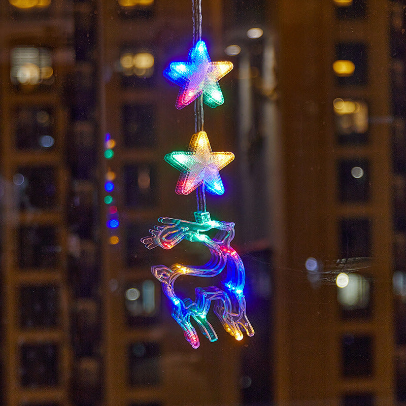 ✨❄️Christmas LED Suction Cup Window Lights – Cordless & Damage-Free Holiday Glow
