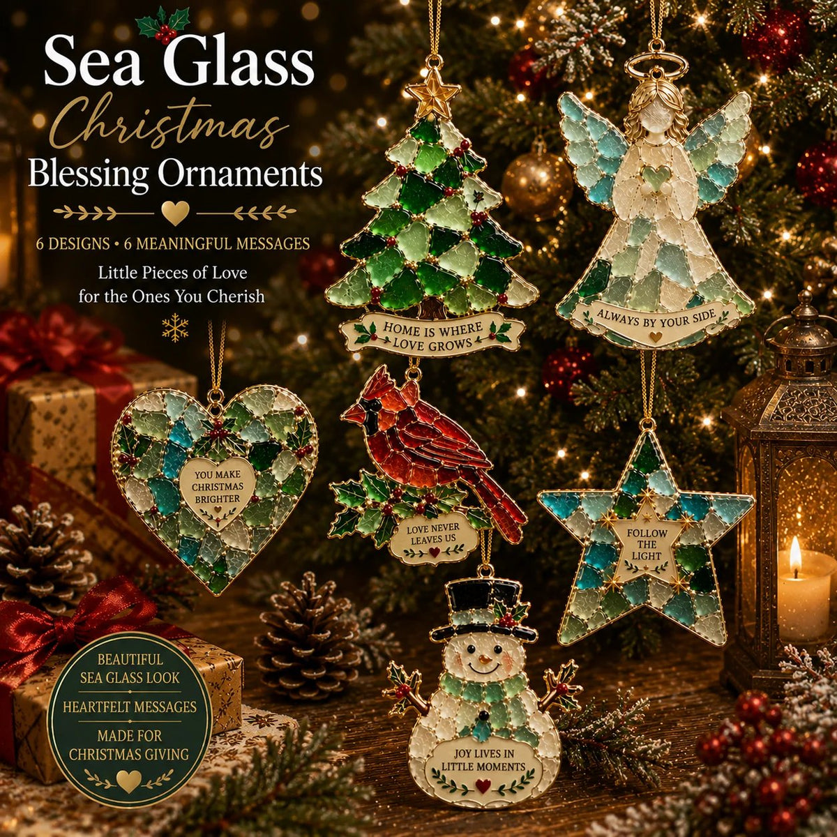 💝Christmas Blessing Ornament-a gentle reminder of the people who make Christmas special
