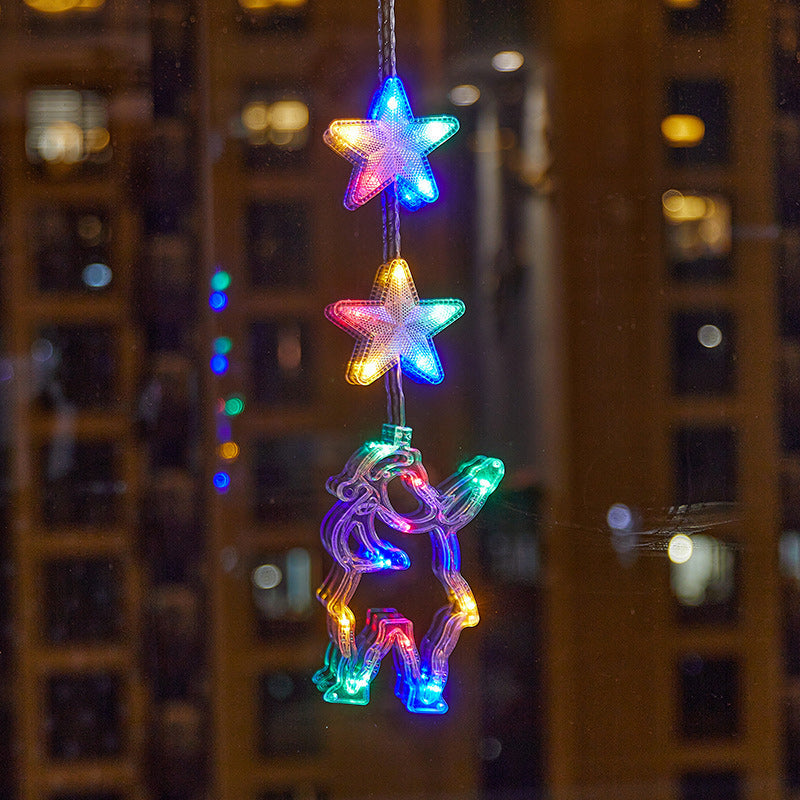 ✨❄️Christmas LED Suction Cup Window Lights – Cordless & Damage-Free Holiday Glow
