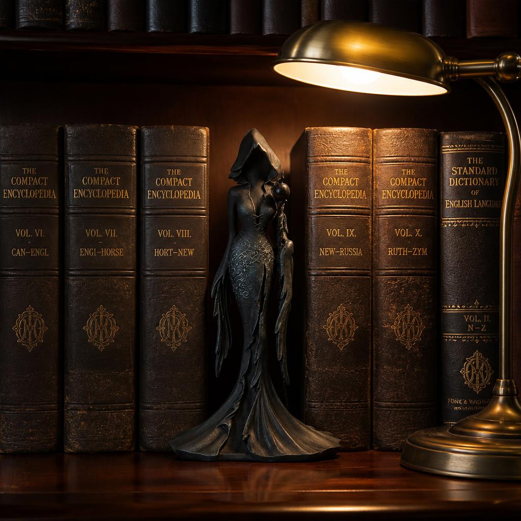 🗡️Exclusive Gothic Figurine Collection--five dark academia guardians to add mystery to your space🖤