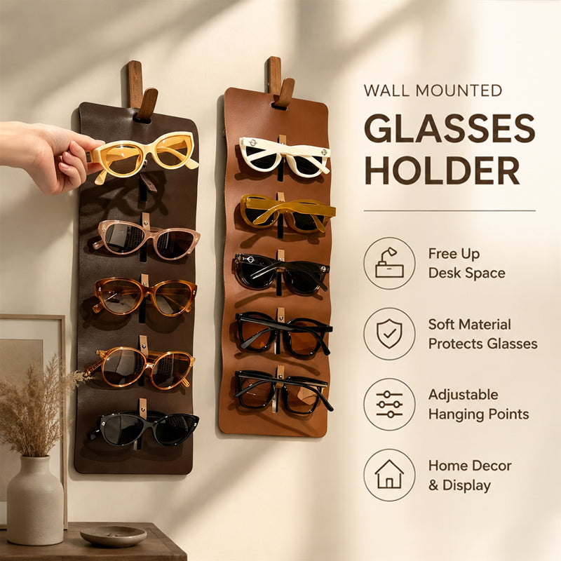 👓 Wall-Mounted Glasses Hanger — Effortless Multi-Pair Storage for a Tidy Home! ✨🕶️