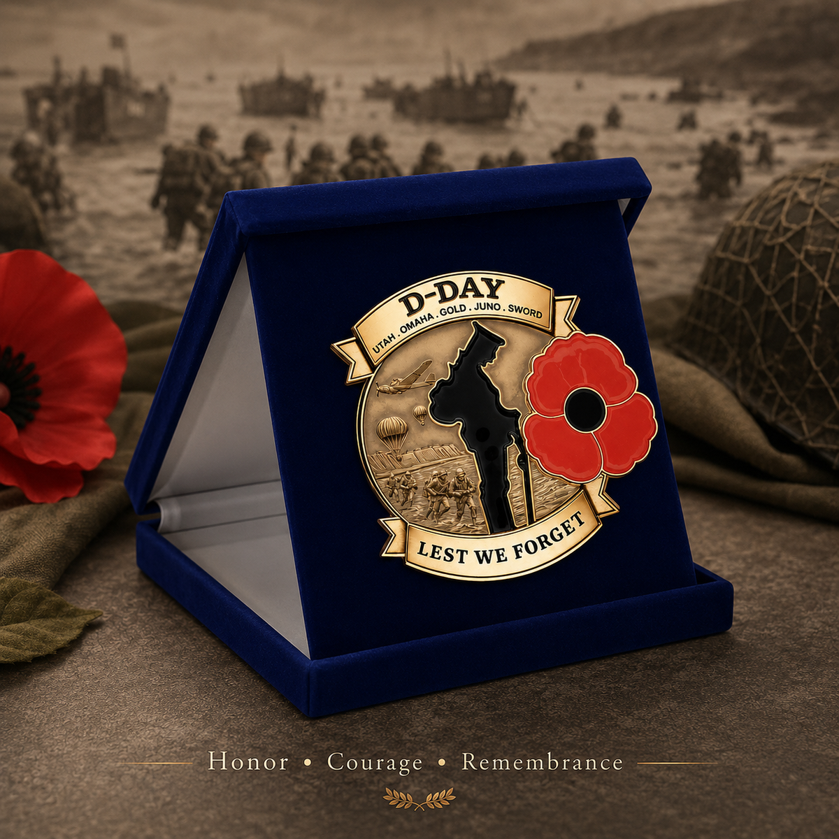 🏅🌺 Commemorative Brooch Set – A Collection of History, Passed Down to Future Generations