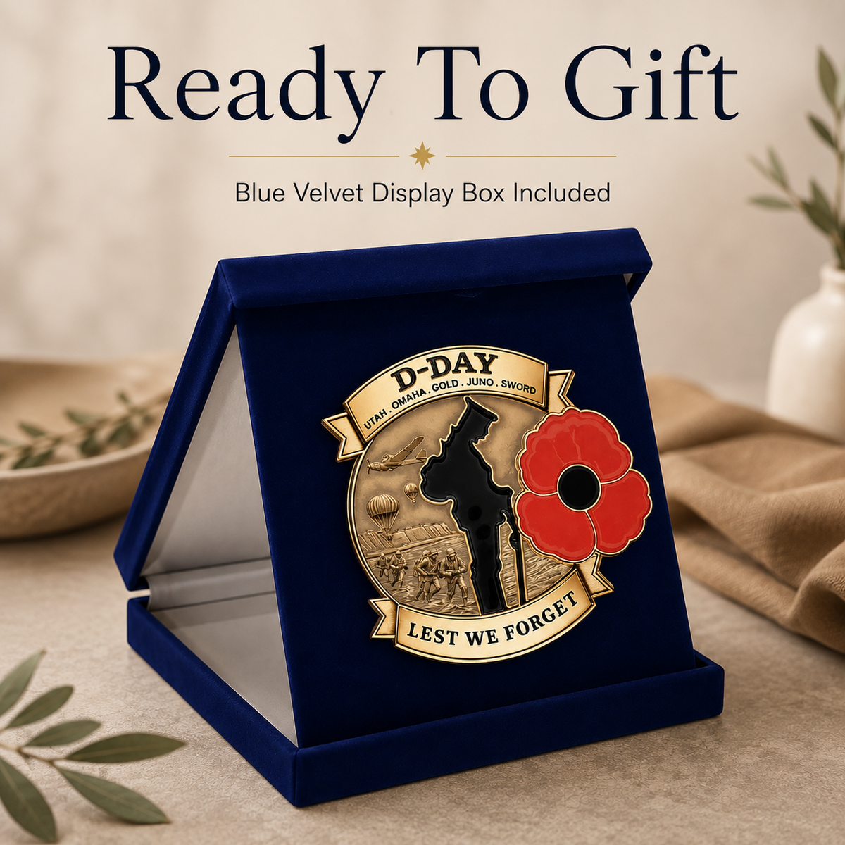 🌸Limited Edition D-DAY 80th Anniversary Commemorative Brooch